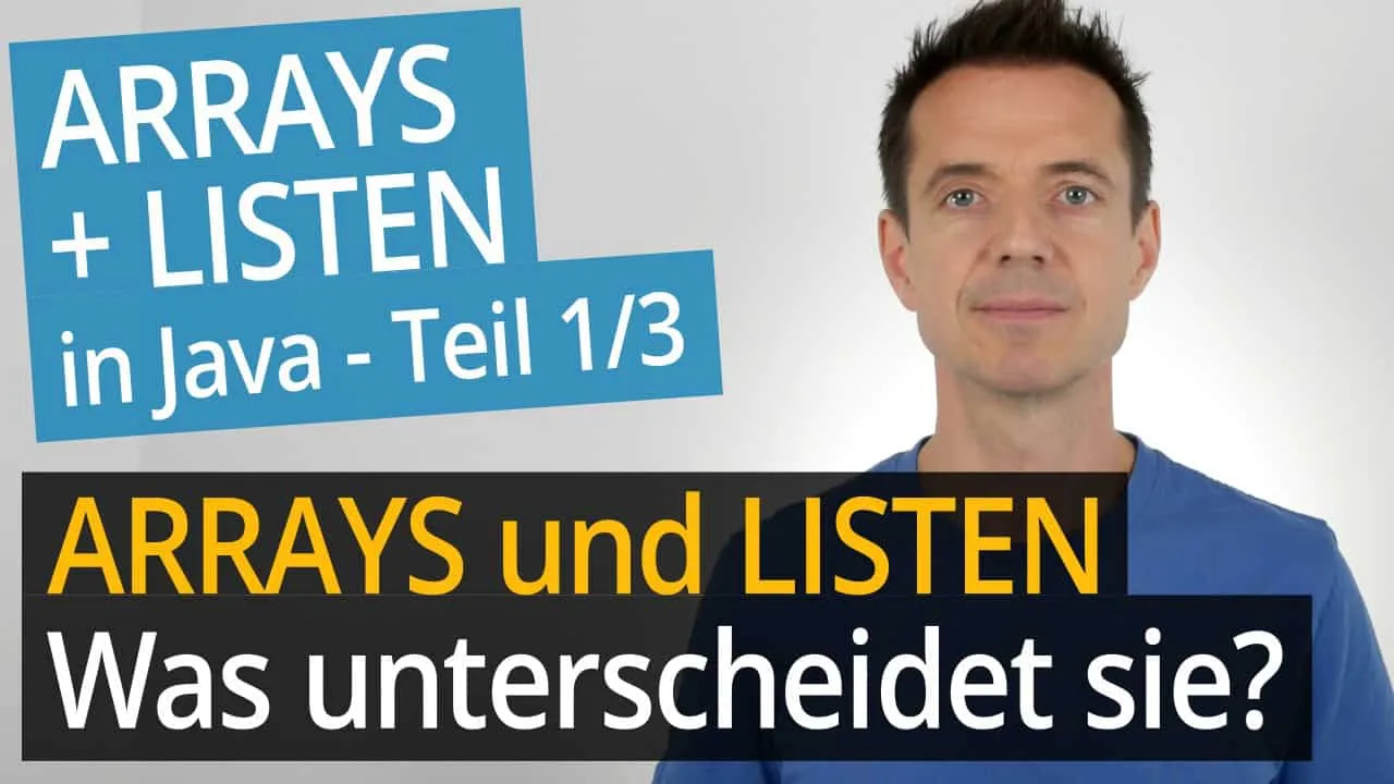 Arrays und Listen Unterschiede – Video 1 Thumbnail