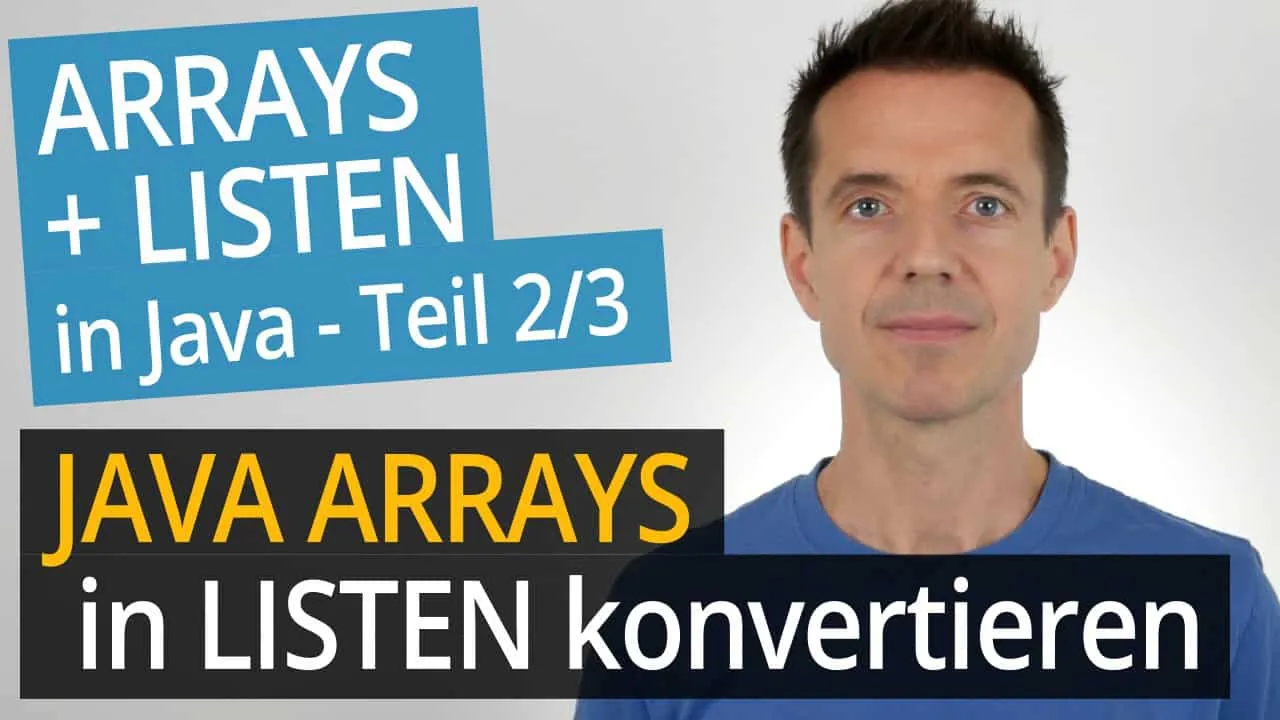 Java Arrays in Listen konvertieren – Video 2 Thumbnail
