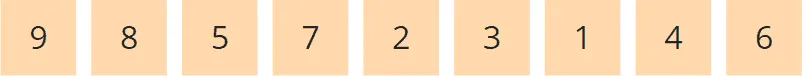 Max heap as an array