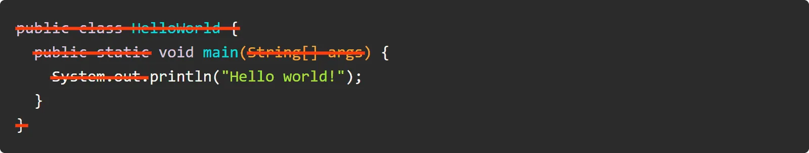 Screenshot for: Implicitly Declared Classes and Instance Main Methods