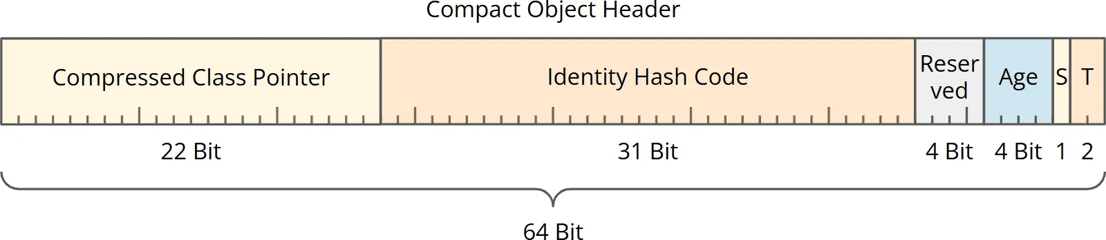 Structure of Compact Object Header in Java 25