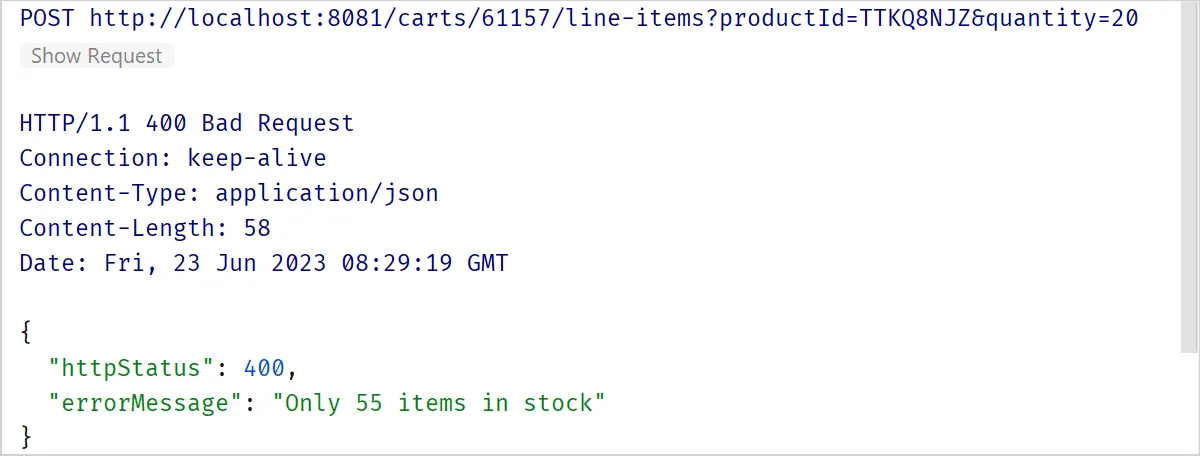 Testen von REST-Controllern in IntelliJ - Bad Request