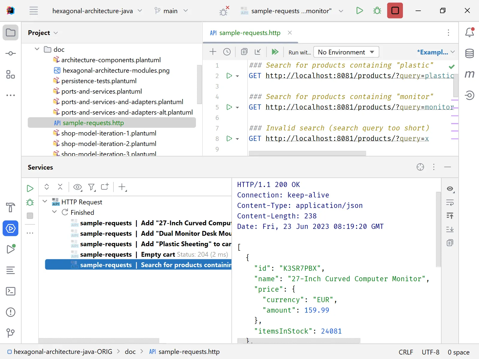 Testen von REST-Controllern in IntelliJ
