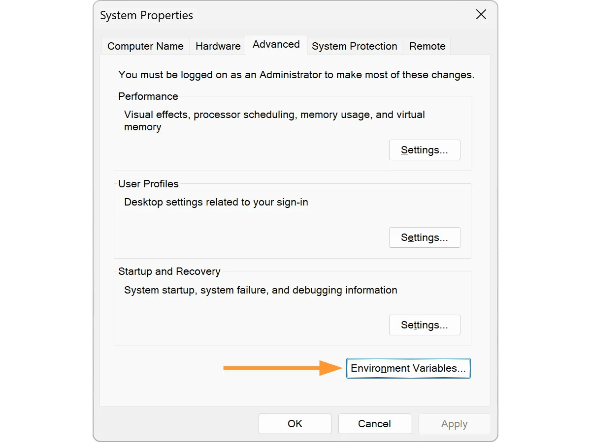 Windows Systemeigenschaften